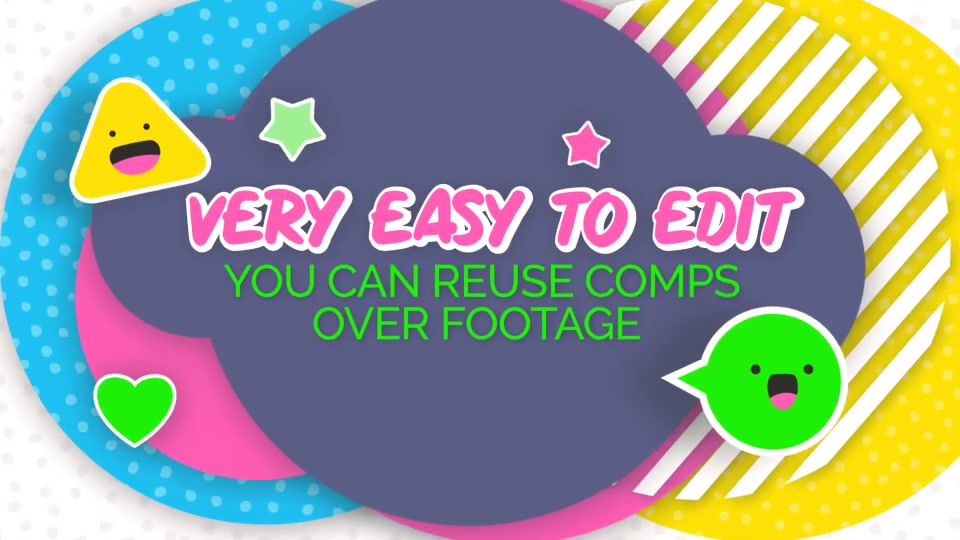 Kids And Teens Modular Promo And Emoji Stickers Videohive 28280597 After Effects Image 4