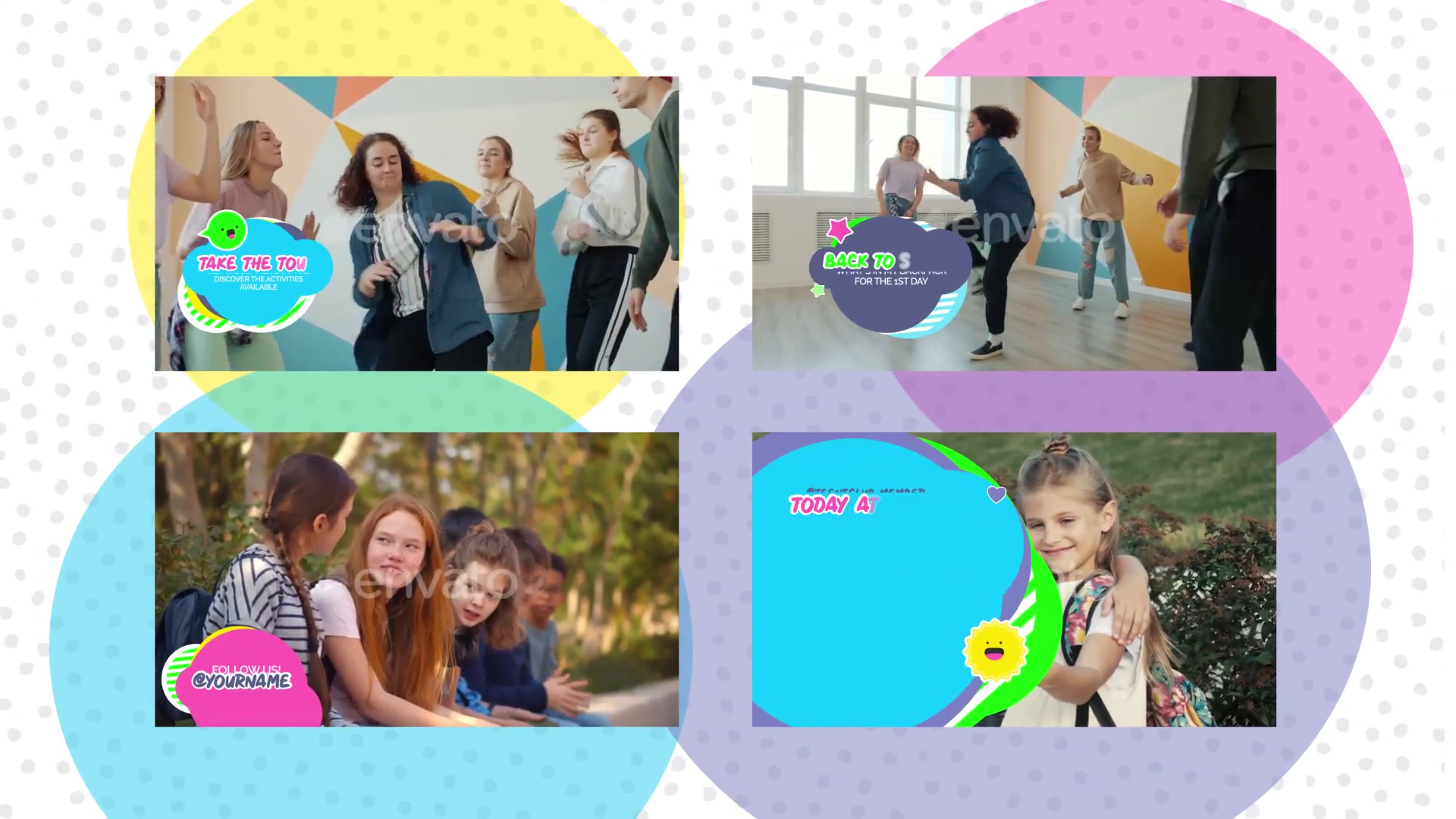 Kids And Teens Youtube And Broadcast Package AE Videohive 29970114 After Effects Image 10