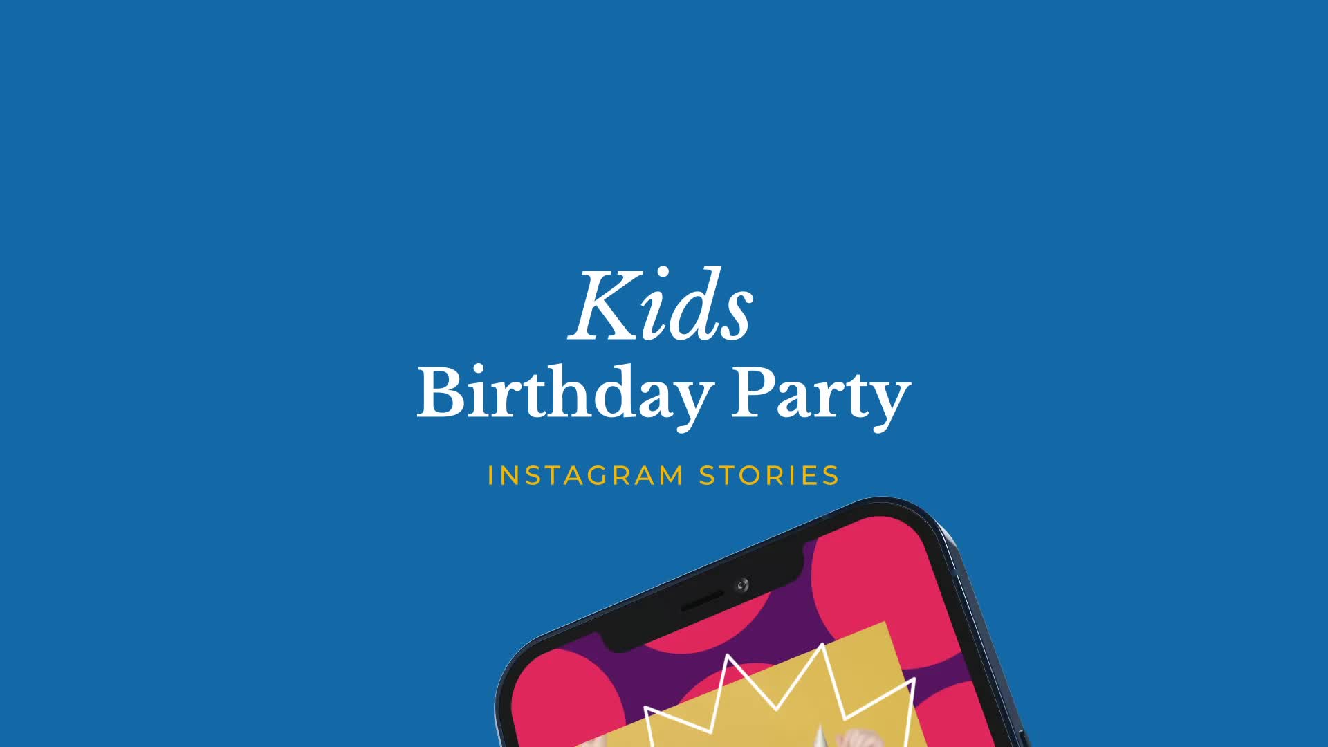 Kids Birthday Party Instagram Stories Videohive 32591990 After Effects Image 1