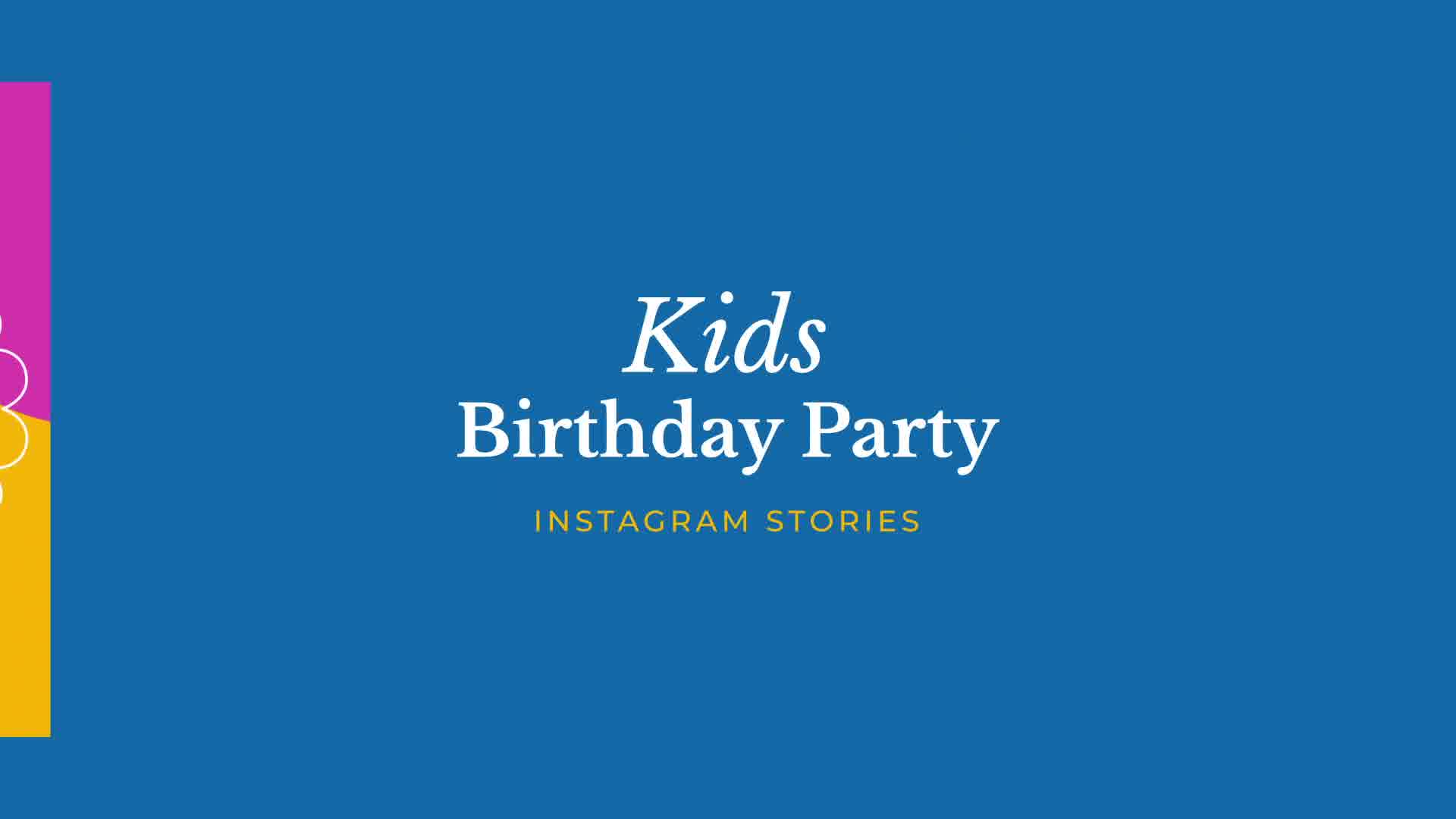 Kids Birthday Party Instagram Stories Videohive 32591990 After Effects Image 12