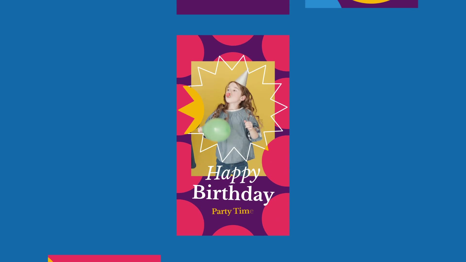Kids Birthday Party Instagram Stories Videohive 32591990 After Effects Image 3