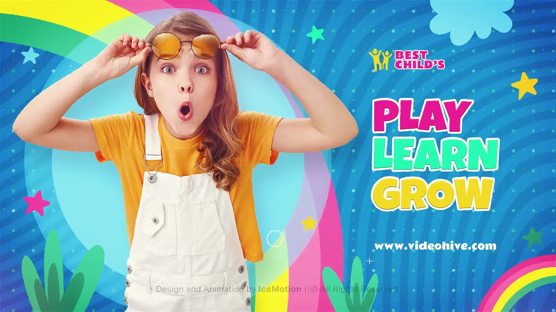Kids Blog Intro || Kids Opener || MOGRT Videohive 37338687 Premiere Pro Image 9
