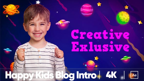Kids Blog Intro - Videohive Download 36737264