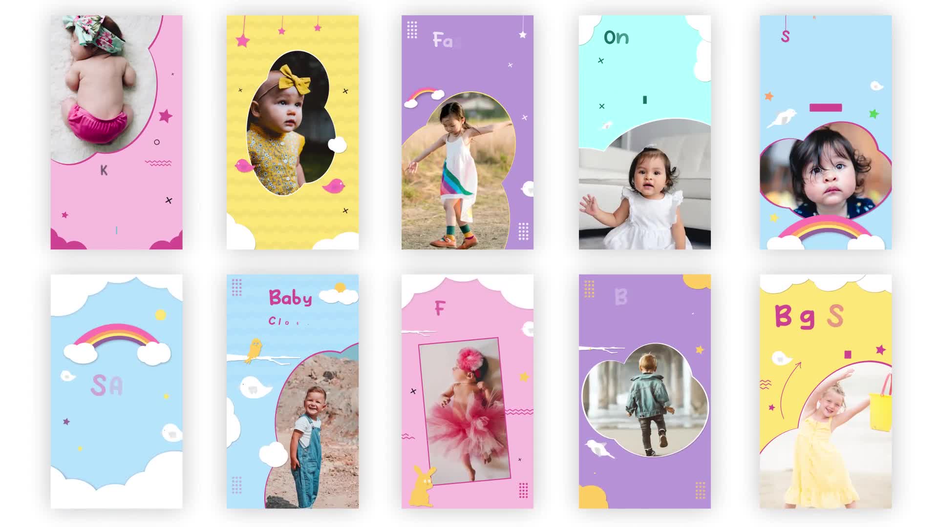 Kids Fashion Instagram Stories Videohive 35473873 After Effects Image 1