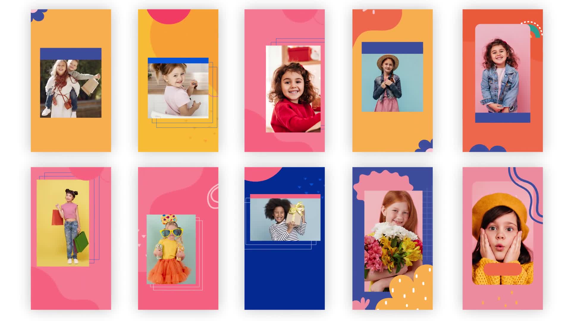 Kids Fashion Instagram Story Pack Videohive 34455955 After Effects Image 1
