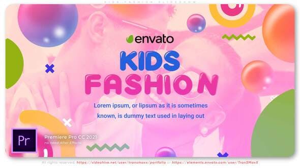 Kids Fashion Slideshow - Download 35477460 Videohive