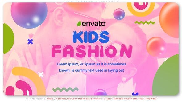 Kids Fashion Slideshow - Videohive 26999551 Download