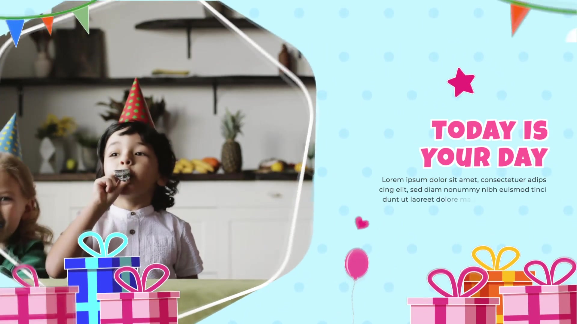 Kids Fun Happy Birthday Slideshow | Apple Motion & FCPX Videohive 35258649 Apple Motion Image 9