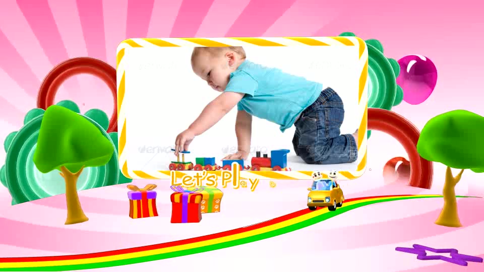 Kids Intro Happy Birthday With Photo Video Display Videohive 7452065 After Effects Image 7