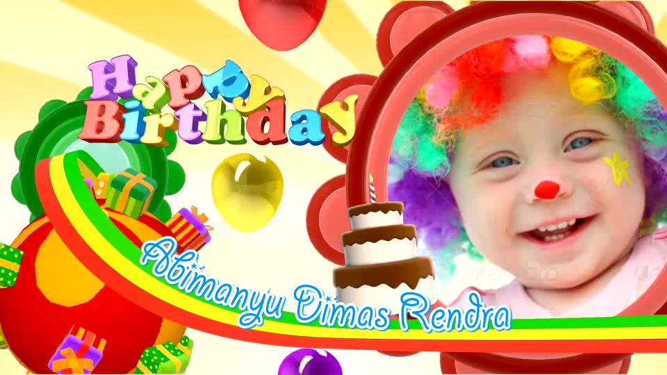Kids Intro Happy Birthday With Photo Video Display Videohive 7452065 After Effects Image 9