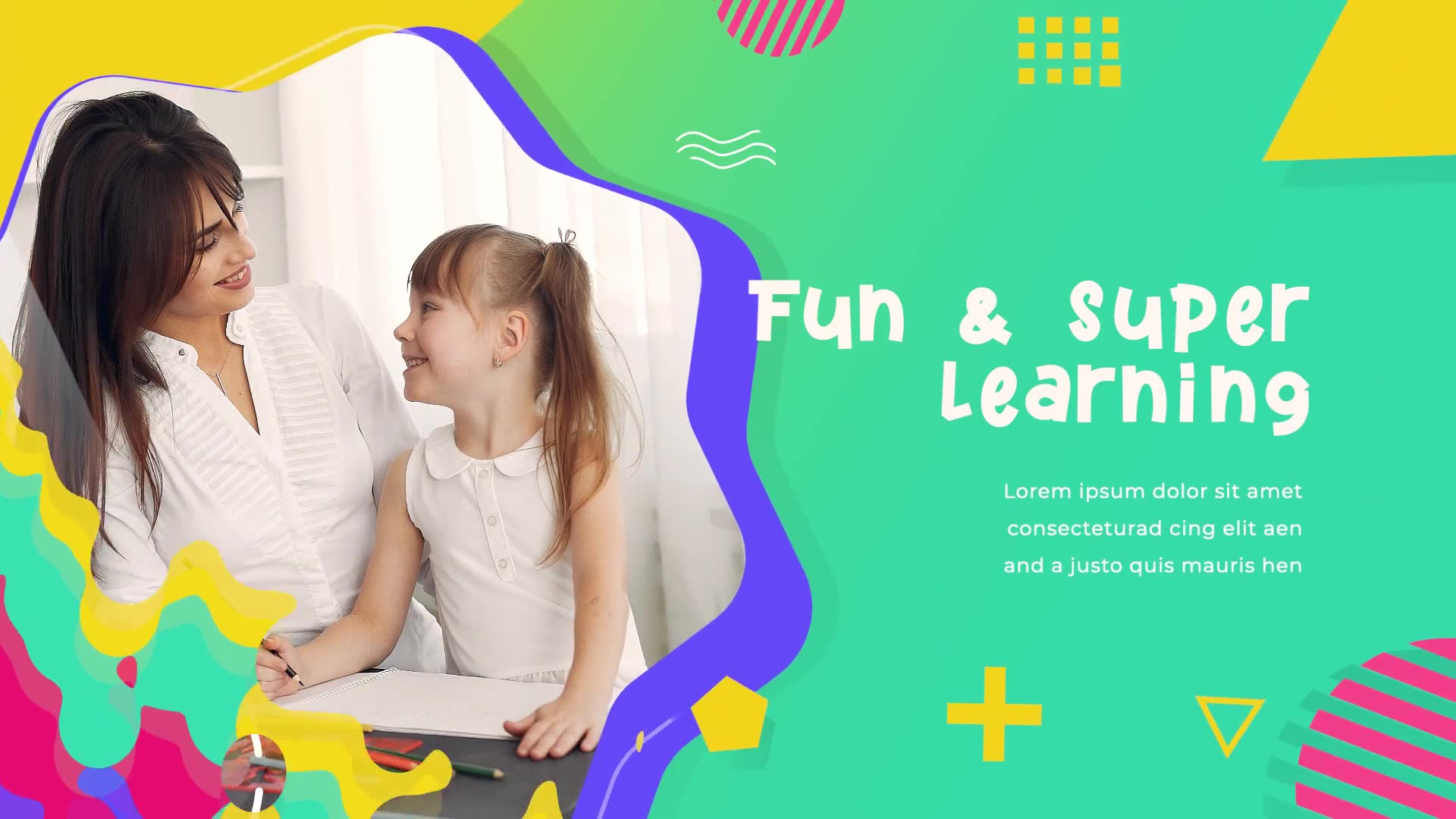 Kids Love Math Slideshow | Apple Motion & FCPX Videohive 35440527 Apple Motion Image 2