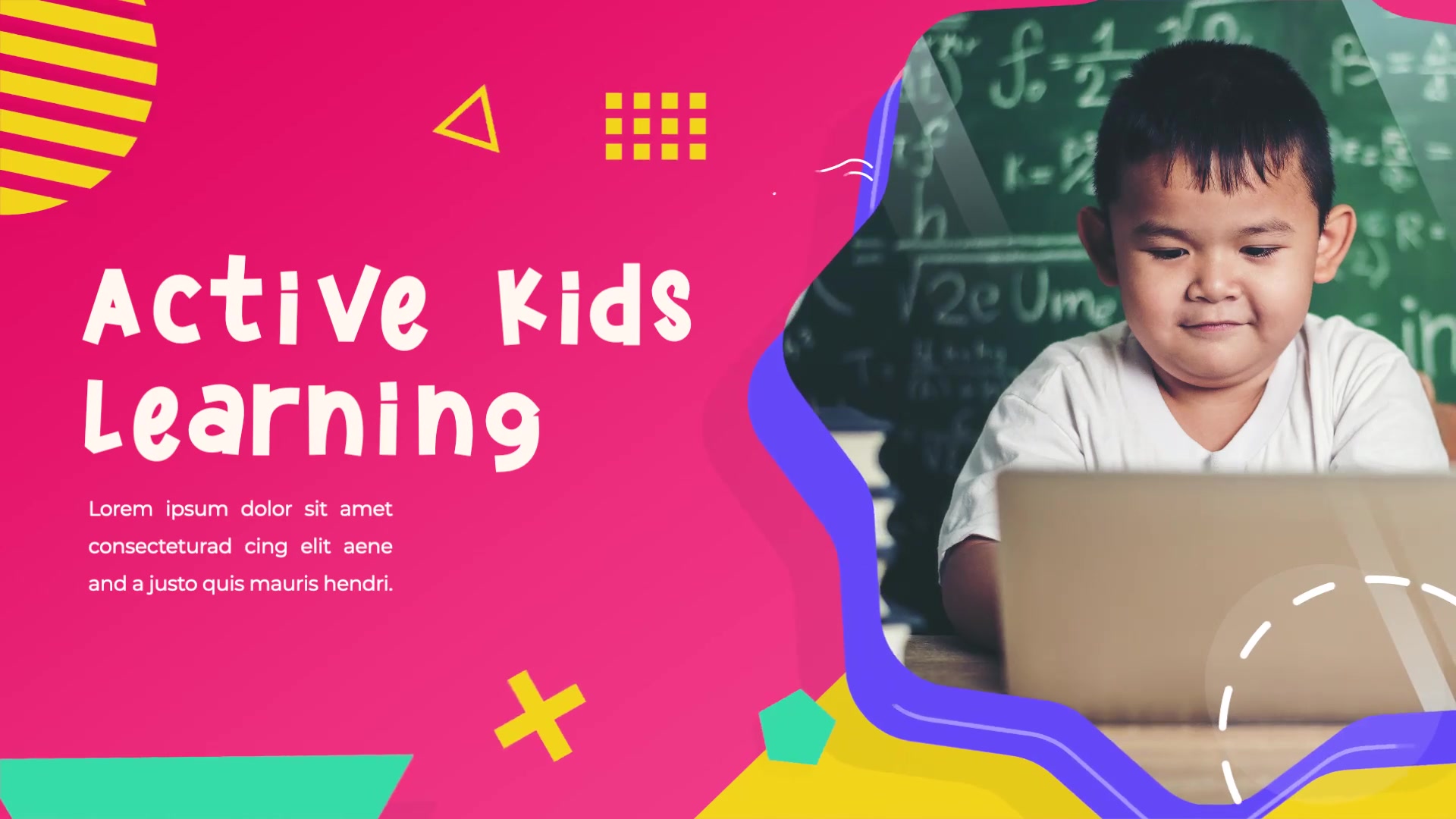 Kids Love Math Slideshow | Apple Motion & FCPX Videohive 35440527 Apple Motion Image 3