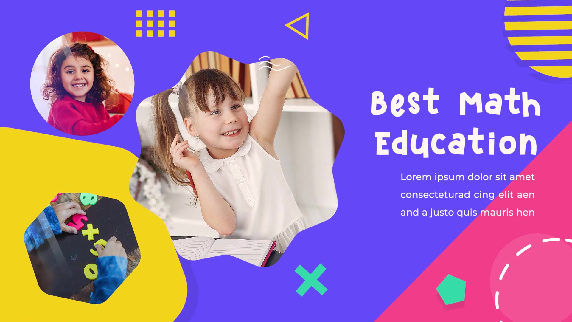 Kids Love Math Slideshow | Apple Motion & FCPX Videohive 35440527 Apple Motion Image 4