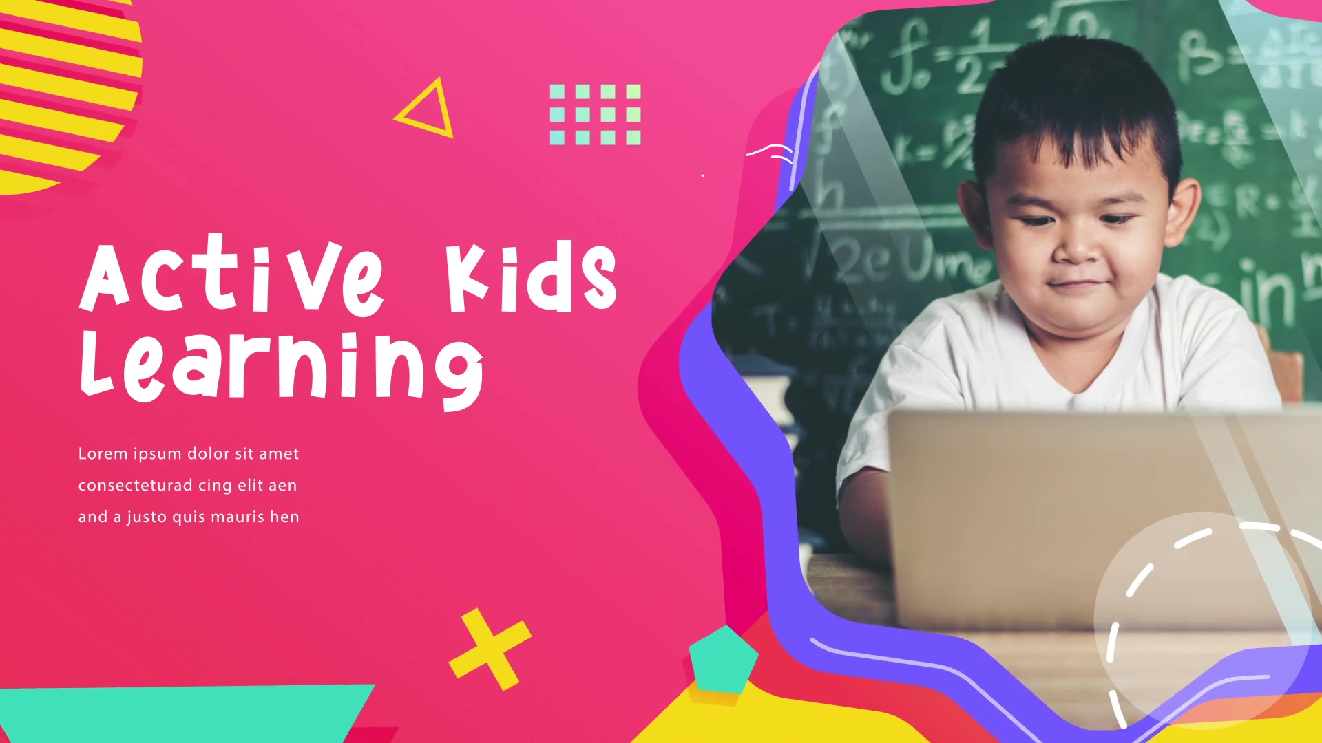 Kids Love Math Slideshow | Premiere Pro MOGRT Videohive 33635957 Premiere Pro Image 3