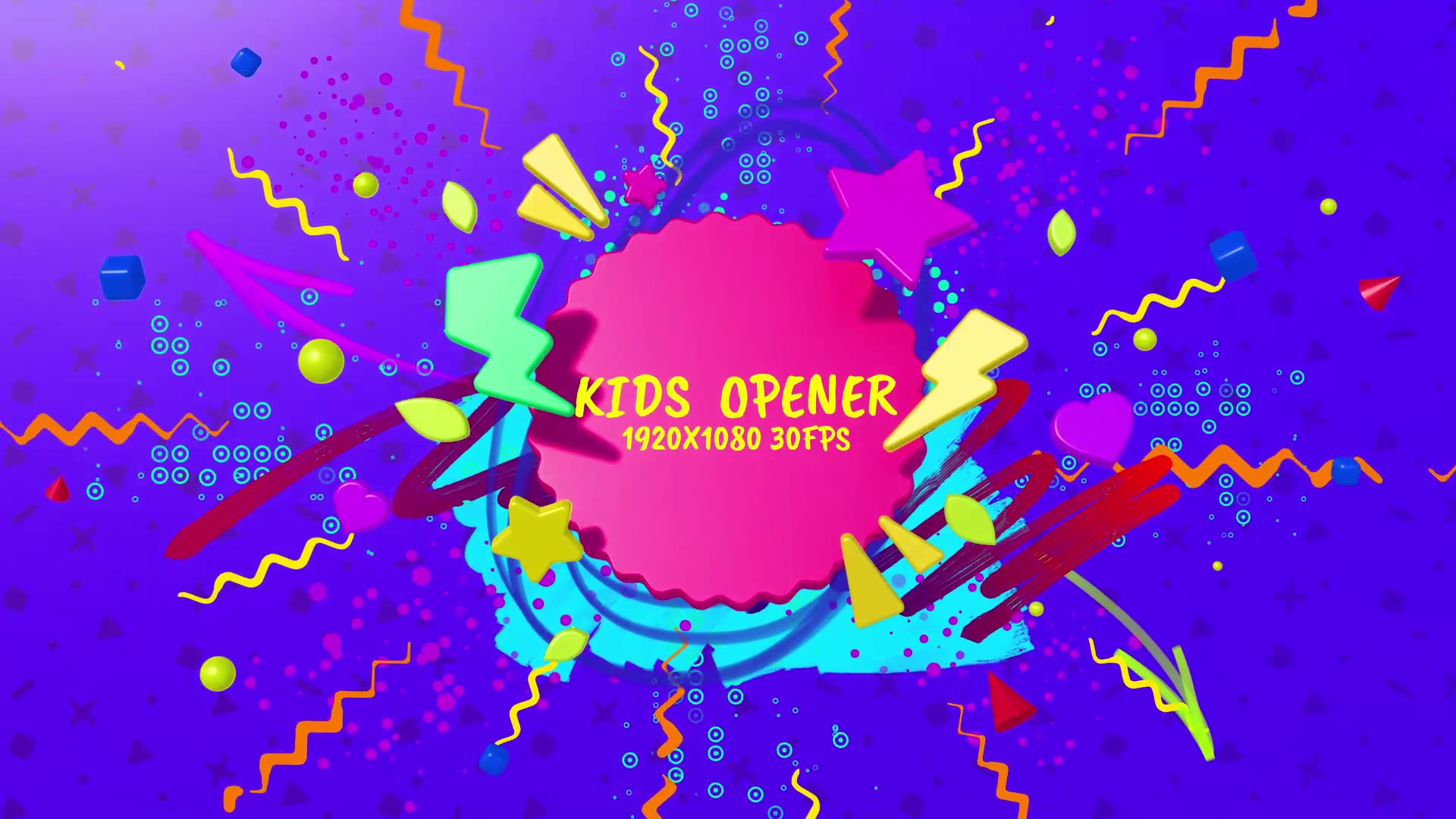 Kids Opener/ Happy Birthday Opener/ Youtube Channel/ Children Show/ Cartoon/ School Education/ Toys Videohive 27292859 After Effects Image 2