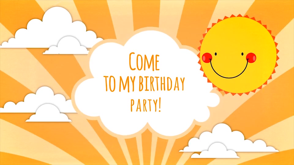 Kids Party Invitation - Download Videohive 7064362