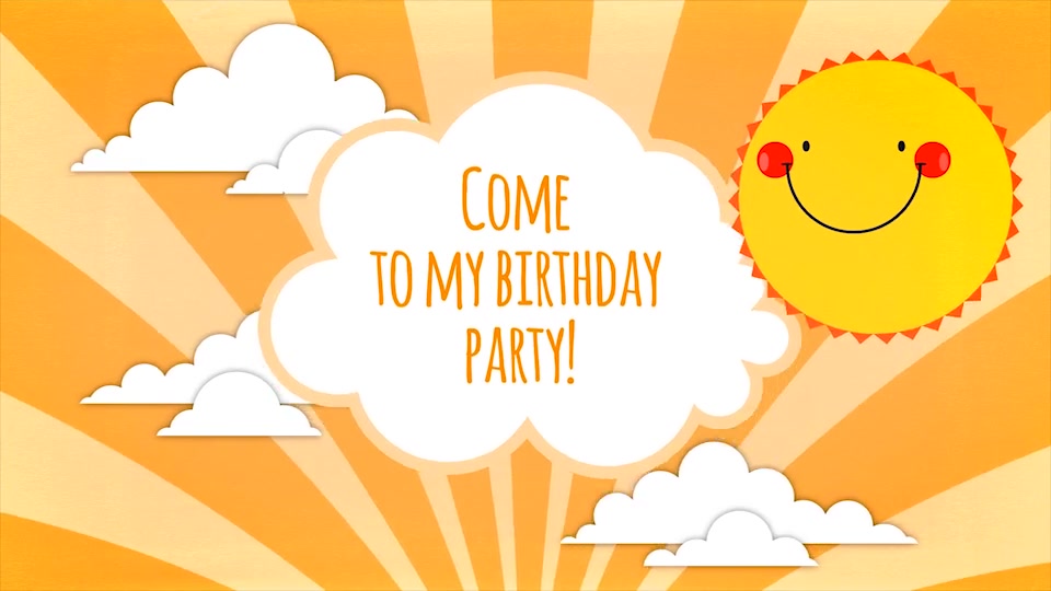 Kids Party Invitation - Download Videohive 7064362