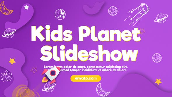 Kids Planet Slideshow | MOGRT - 34502550 Videohive Download