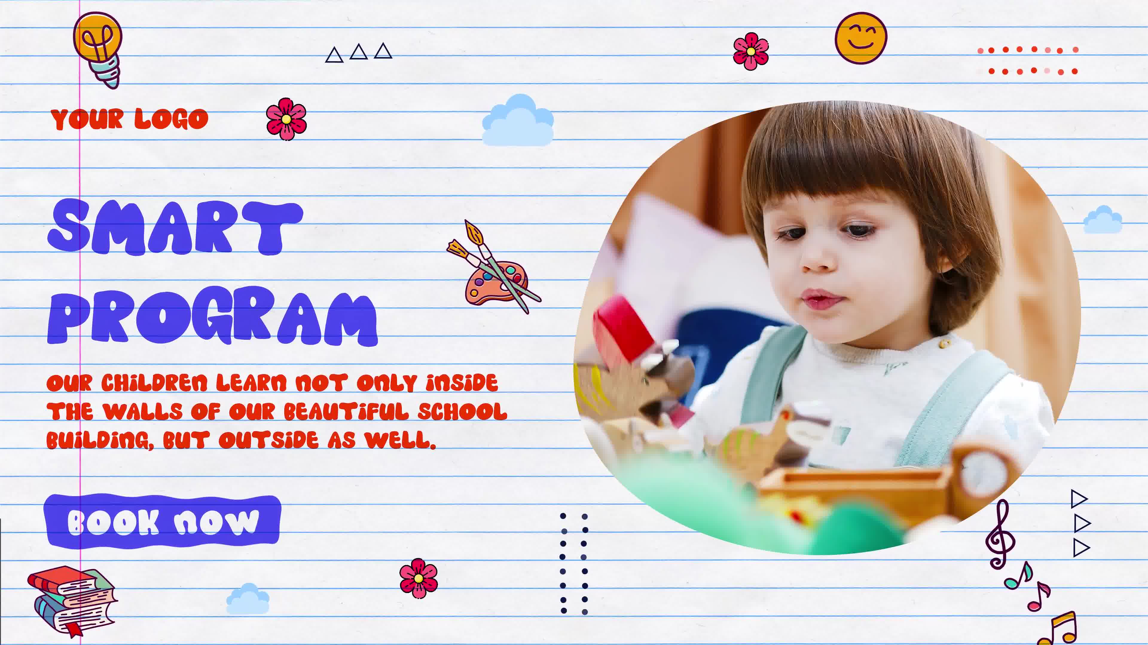 Kids Promo | Kindergarten Slideshow Videohive 33029637 Premiere Pro Image 9