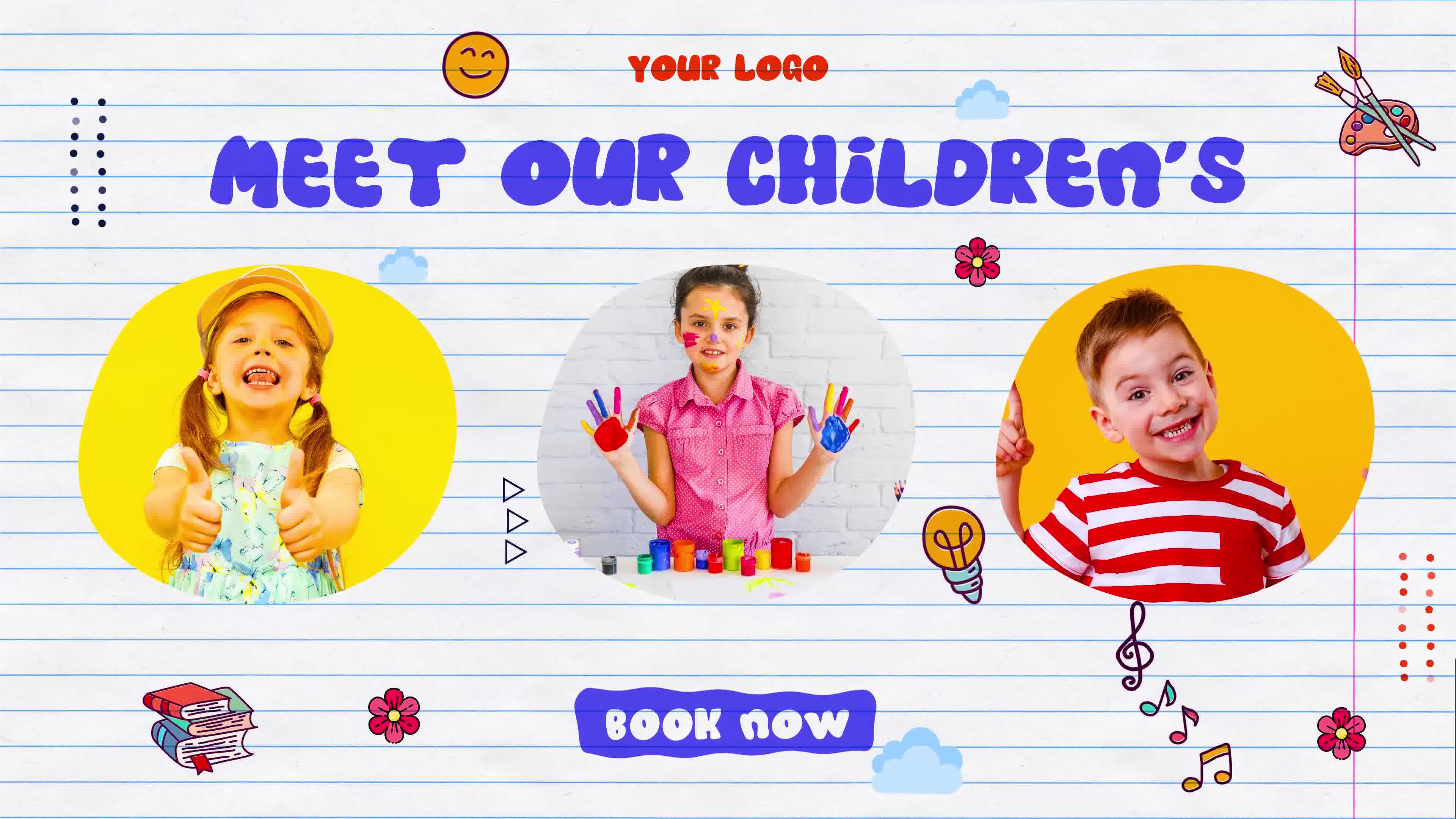 Kids Promo | Kindergarten Slideshow Videohive 32985441 After Effects Image 10
