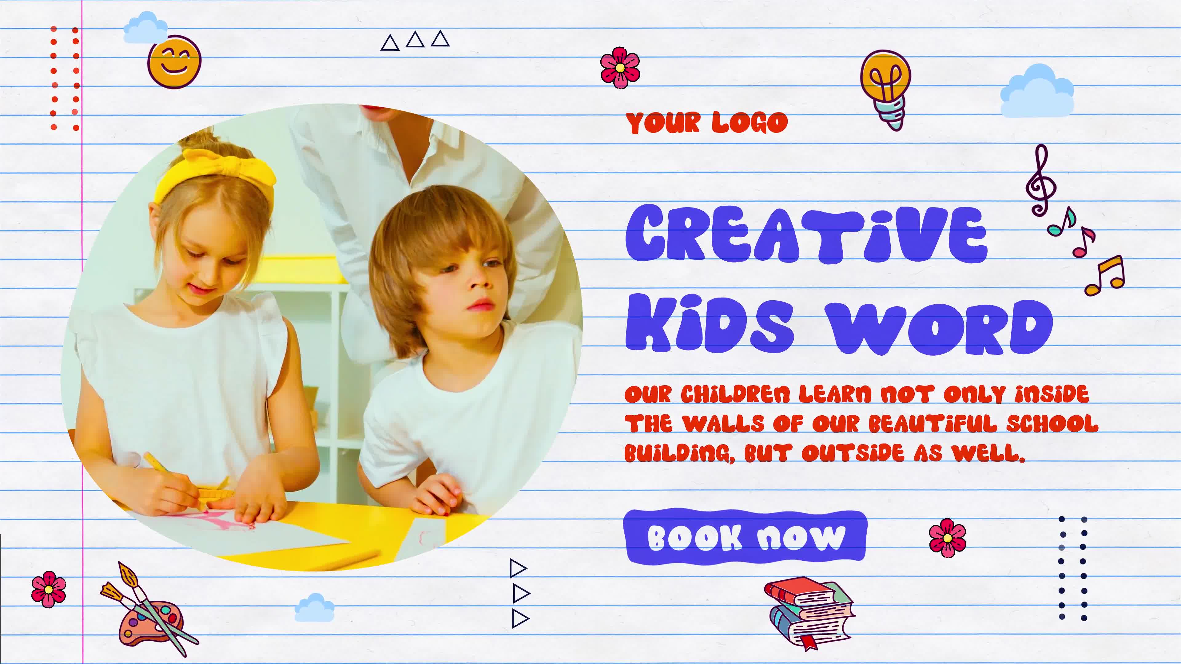 Kids Promo | Kindergarten Slideshow Videohive 32985441 After Effects Image 7