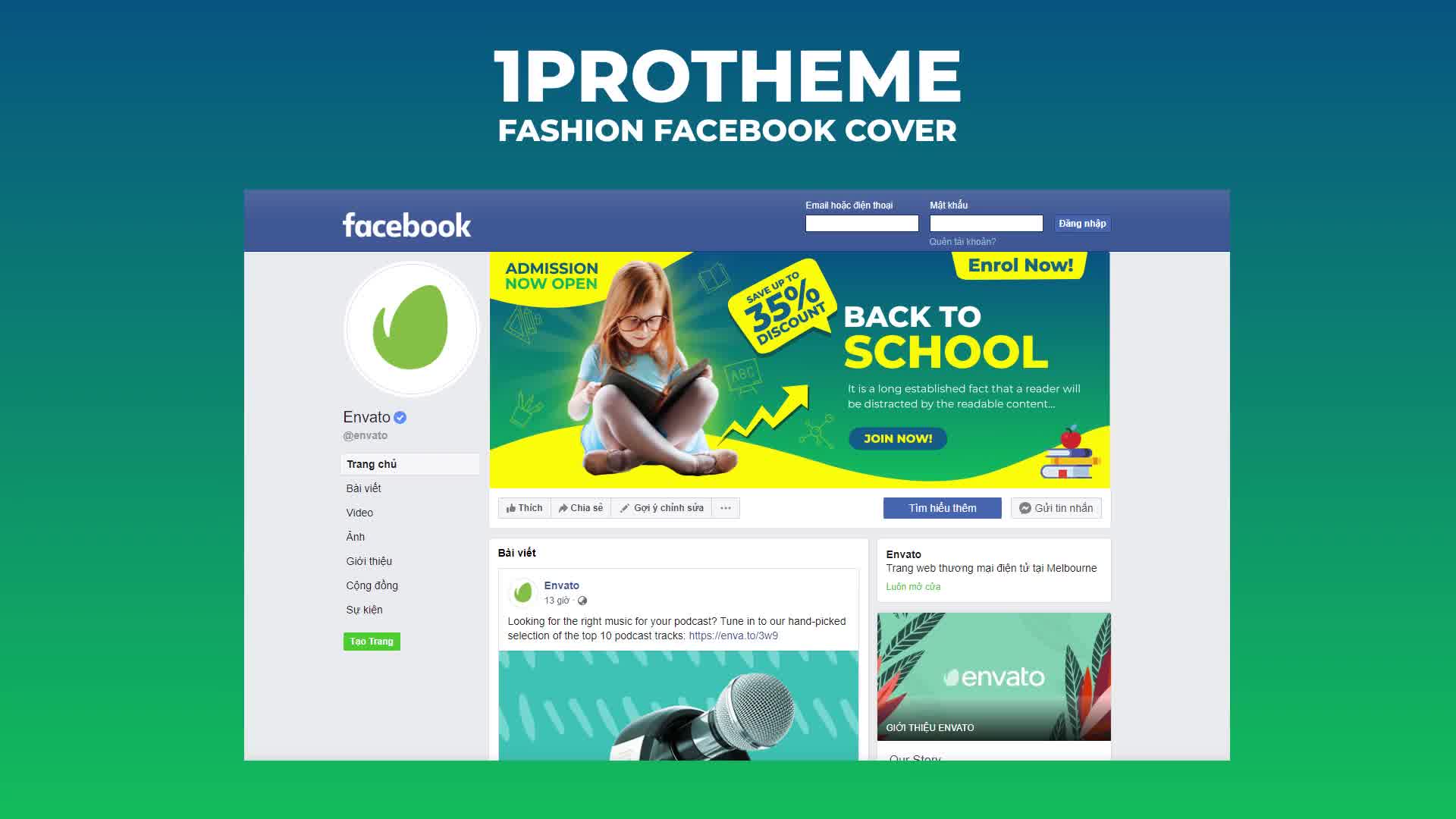 Kids School Facebook Cover Animate V08 Videohive 27538888 After Effects Image 10