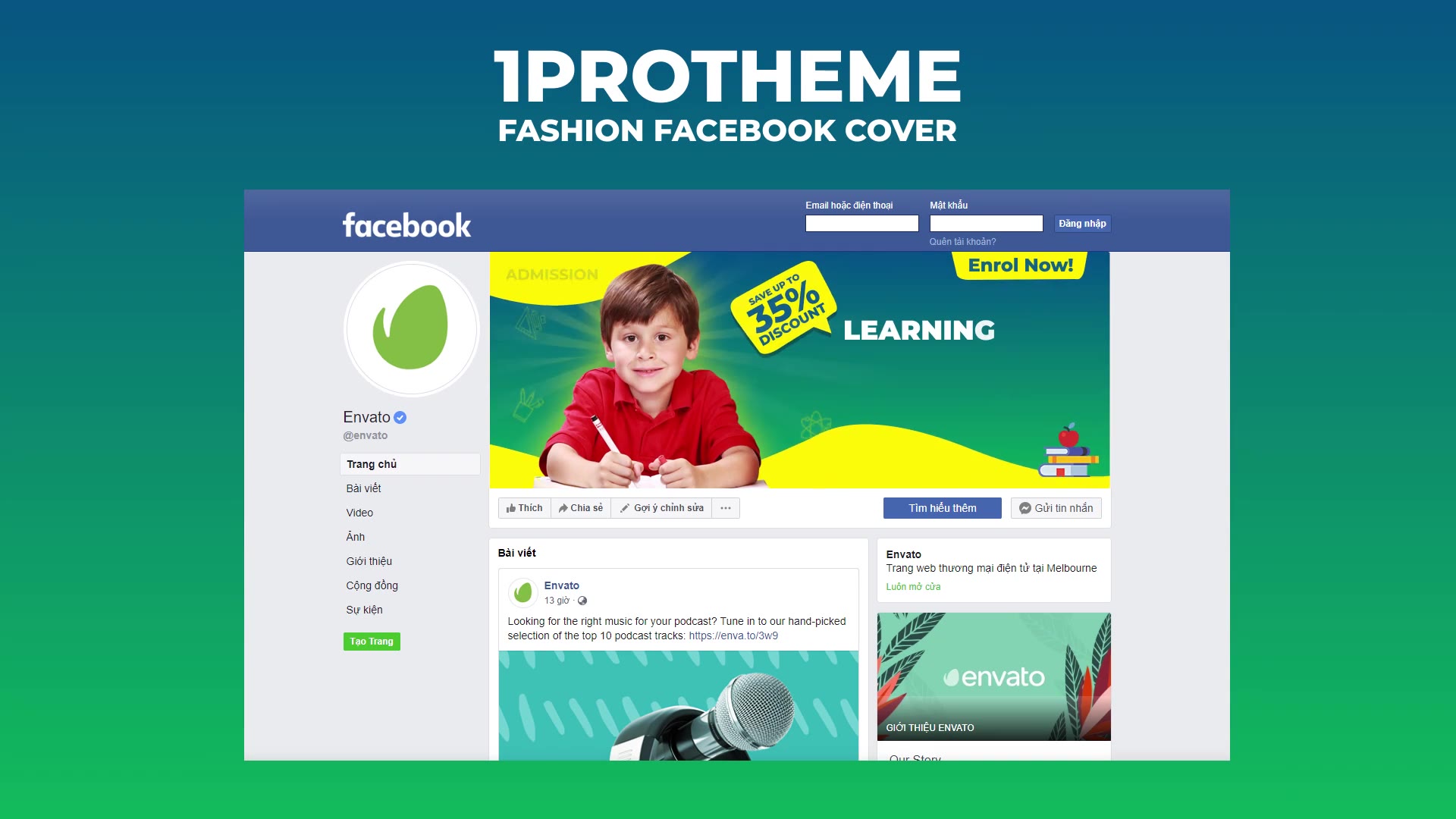 Kids School Facebook Cover Animate V08 Videohive 27538888 After Effects Image 6