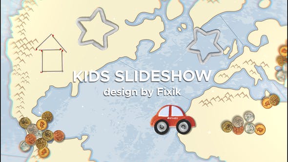 Kids Slideshow II | After Effects Template - Videohive Download 23470025