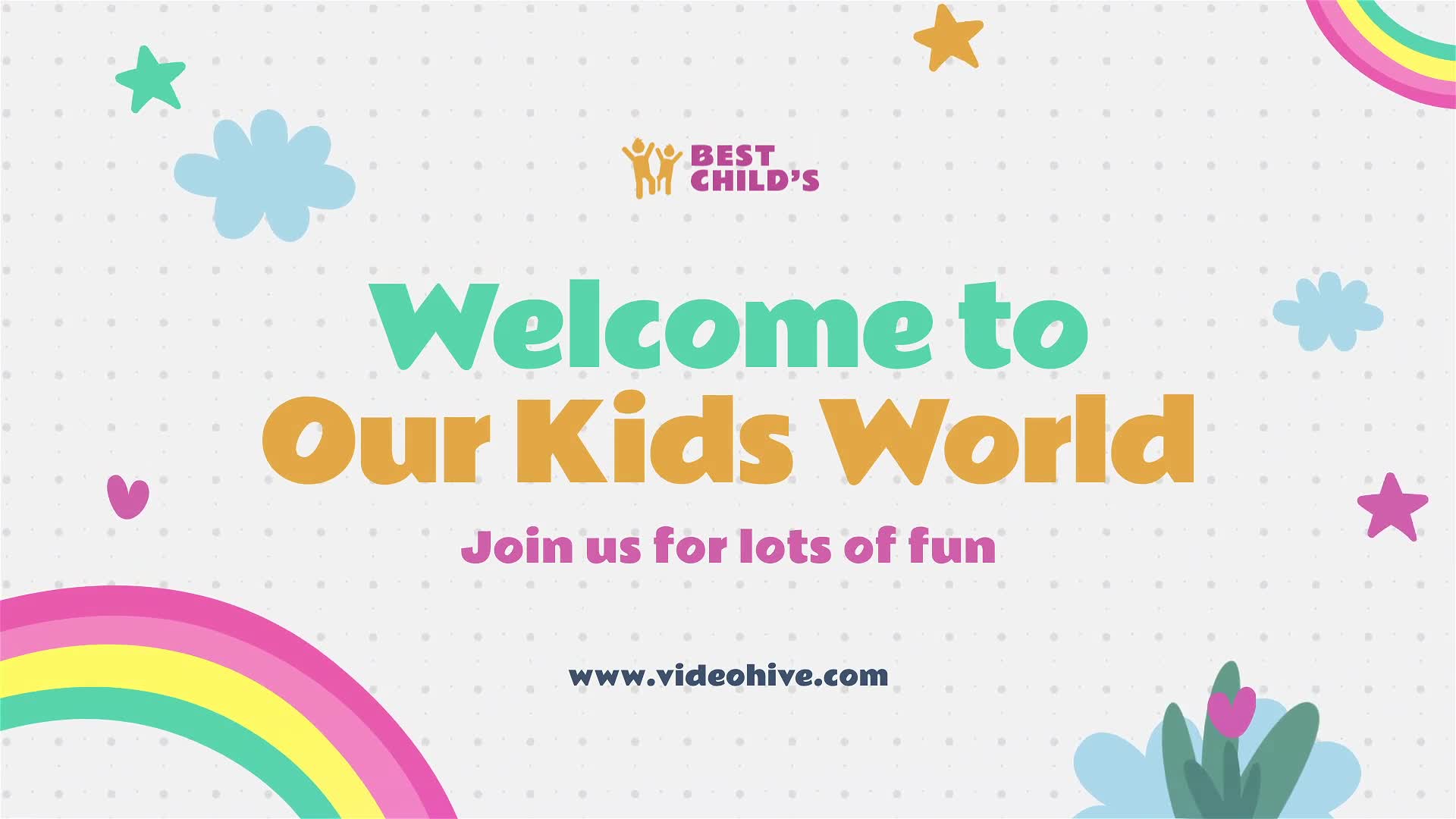 Kids World Promo (MOGRT) Videohive 35230386 Premiere Pro Image 1