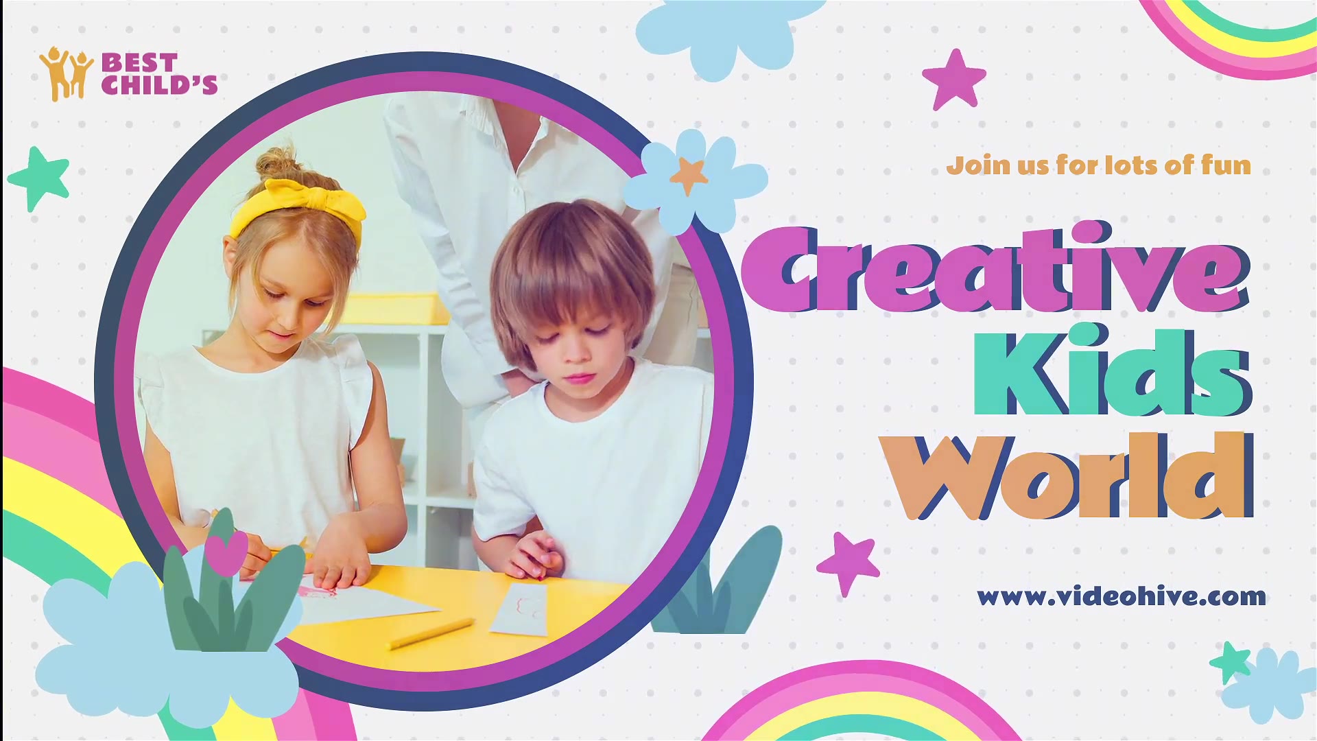 Kids World Promo (MOGRT) Videohive 35230386 Premiere Pro Image 6