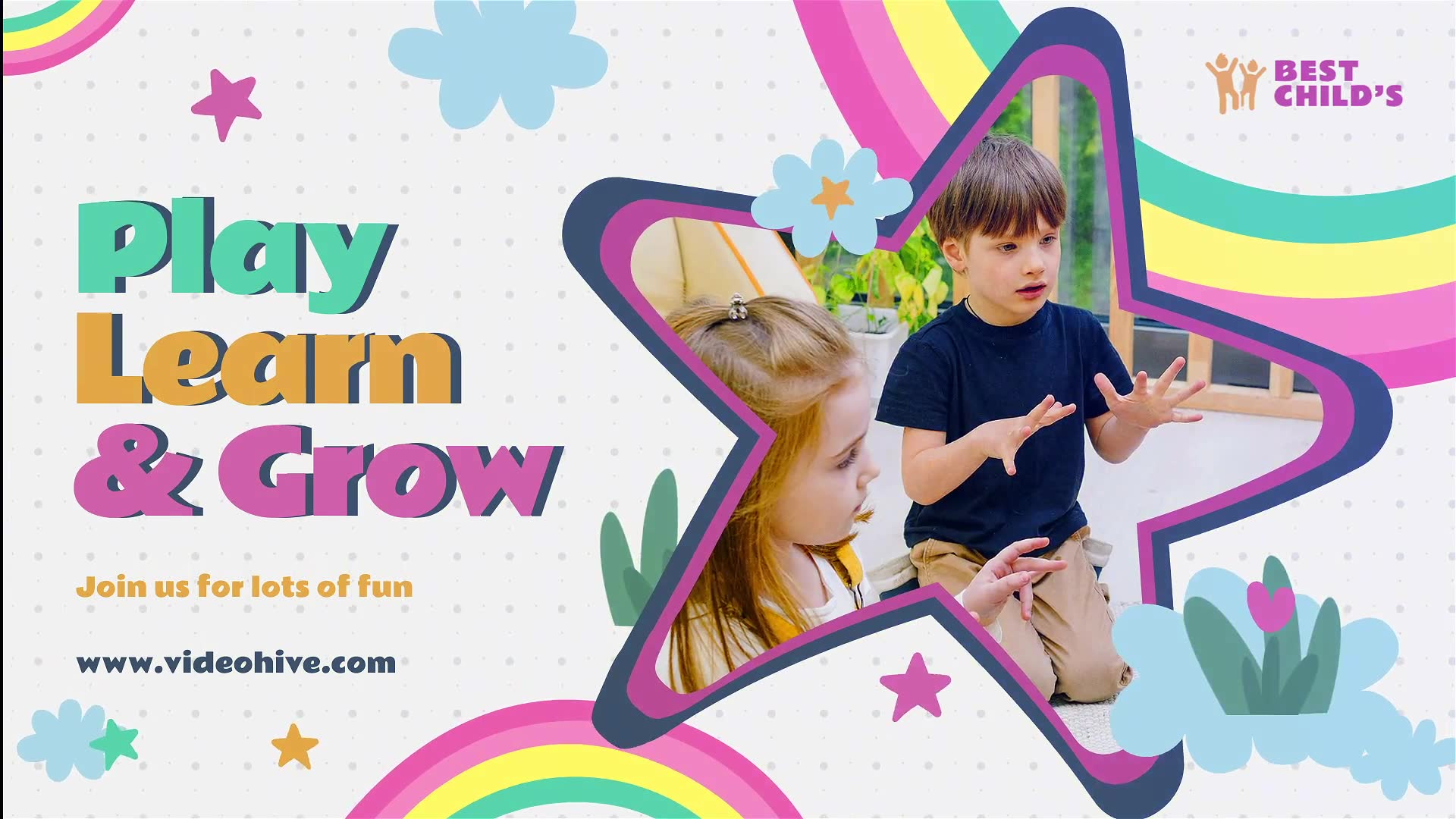 Kids World Promo (MOGRT) Videohive 35230386 Premiere Pro Image 7