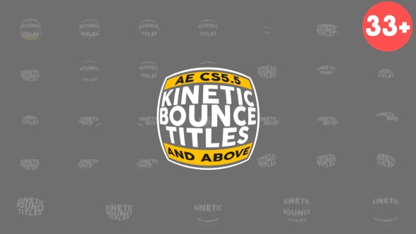 Kinetic Bounce Titles Pack - Download 20035904 Videohive