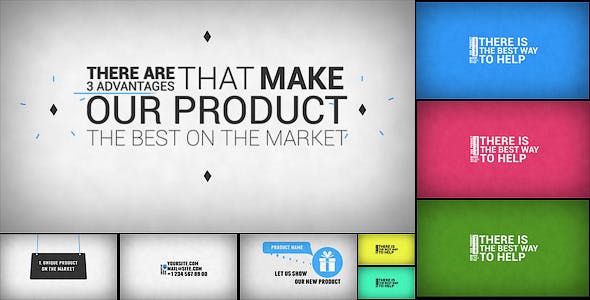 Kinetic Description To Promote Product - Videohive Download 3826218