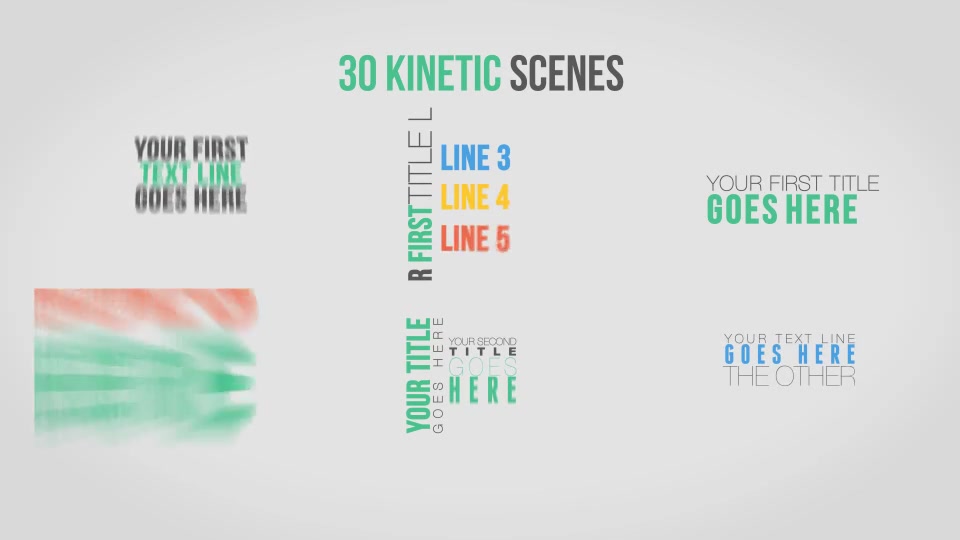 Kinetic Infographics Kit - Download Videohive 7470392