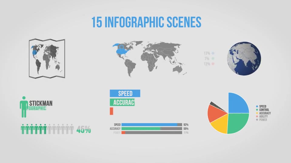 Kinetic Infographics Kit - Download Videohive 7470392