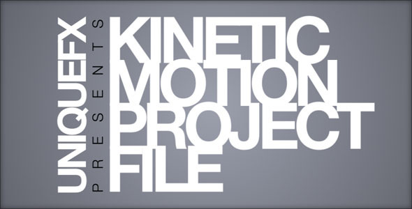 Kinetic Motion - Download Videohive 3887194