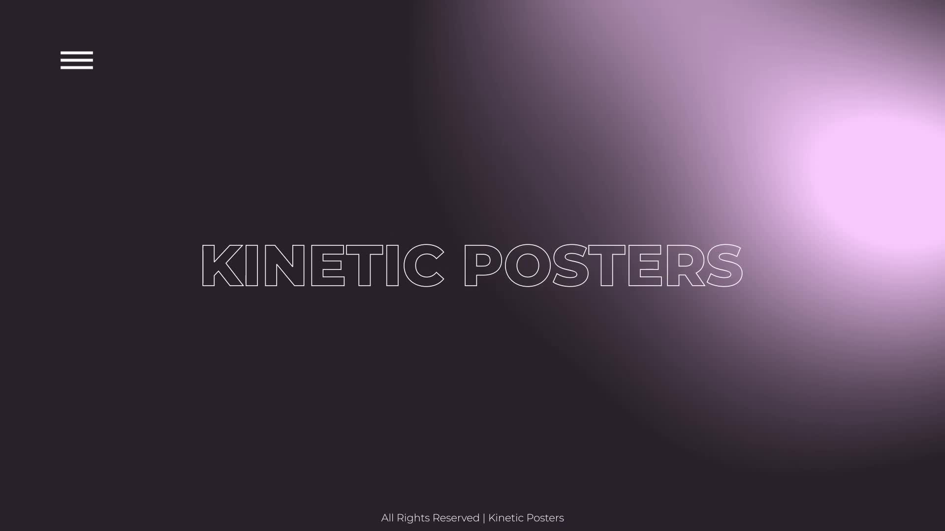 Kinetic Posters | After Effects Videohive 34064402 After Effects Image 1