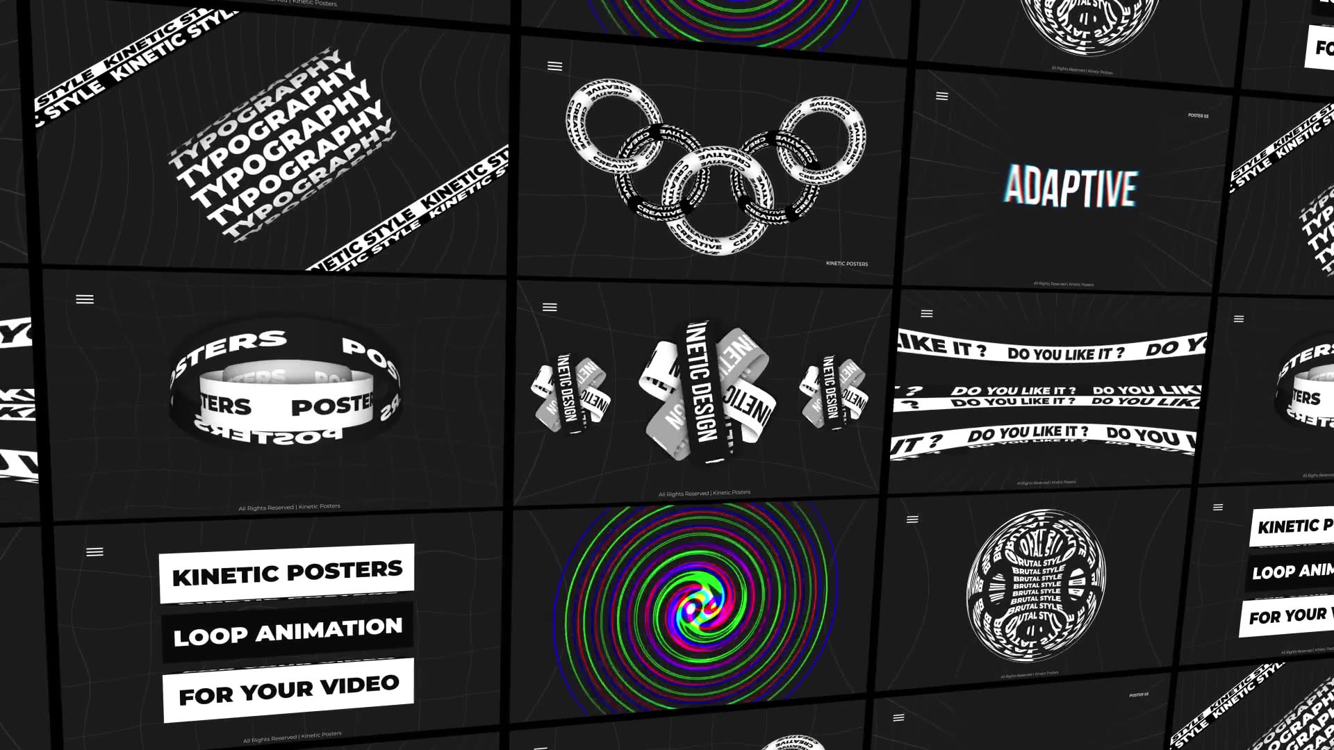 Kinetic Posters | After Effects Videohive 34064402 After Effects Image 11