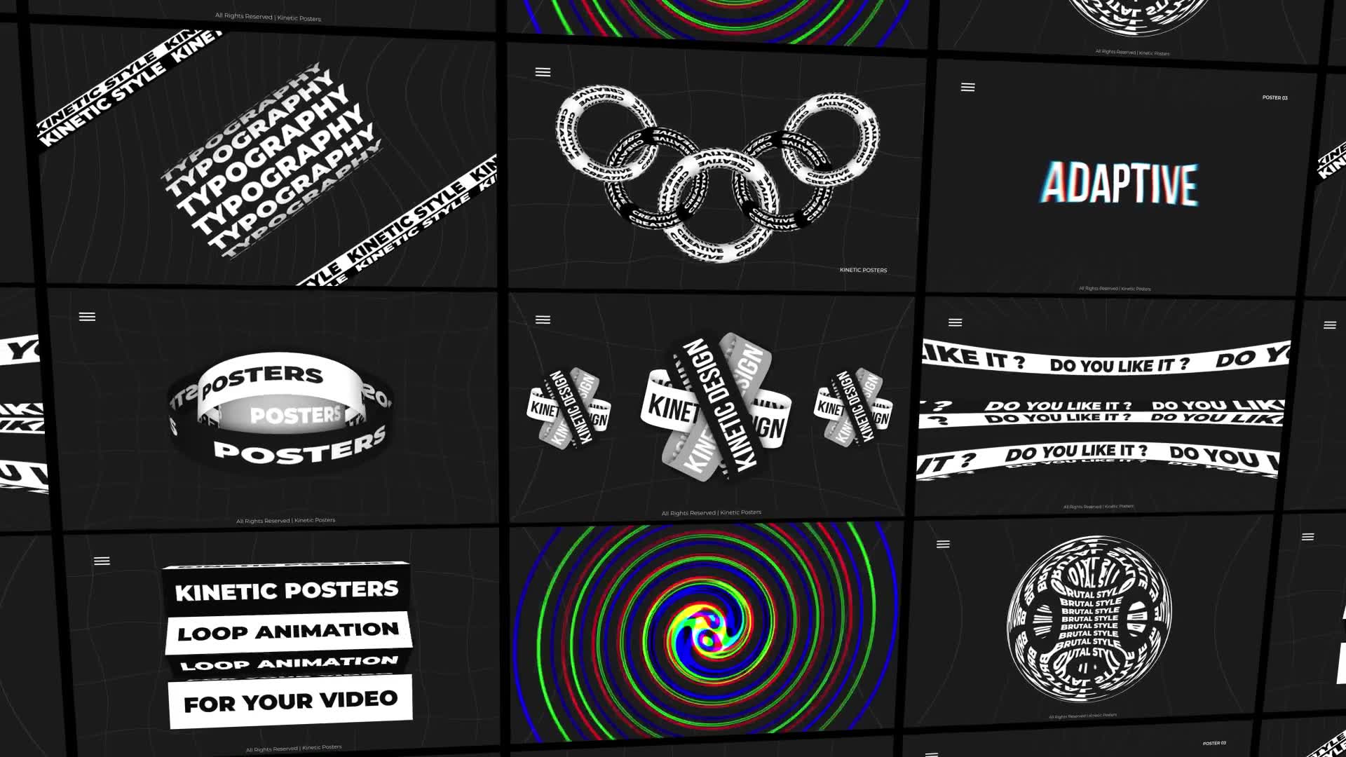 Kinetic Posters | After Effects Videohive 34064402 After Effects Image 12