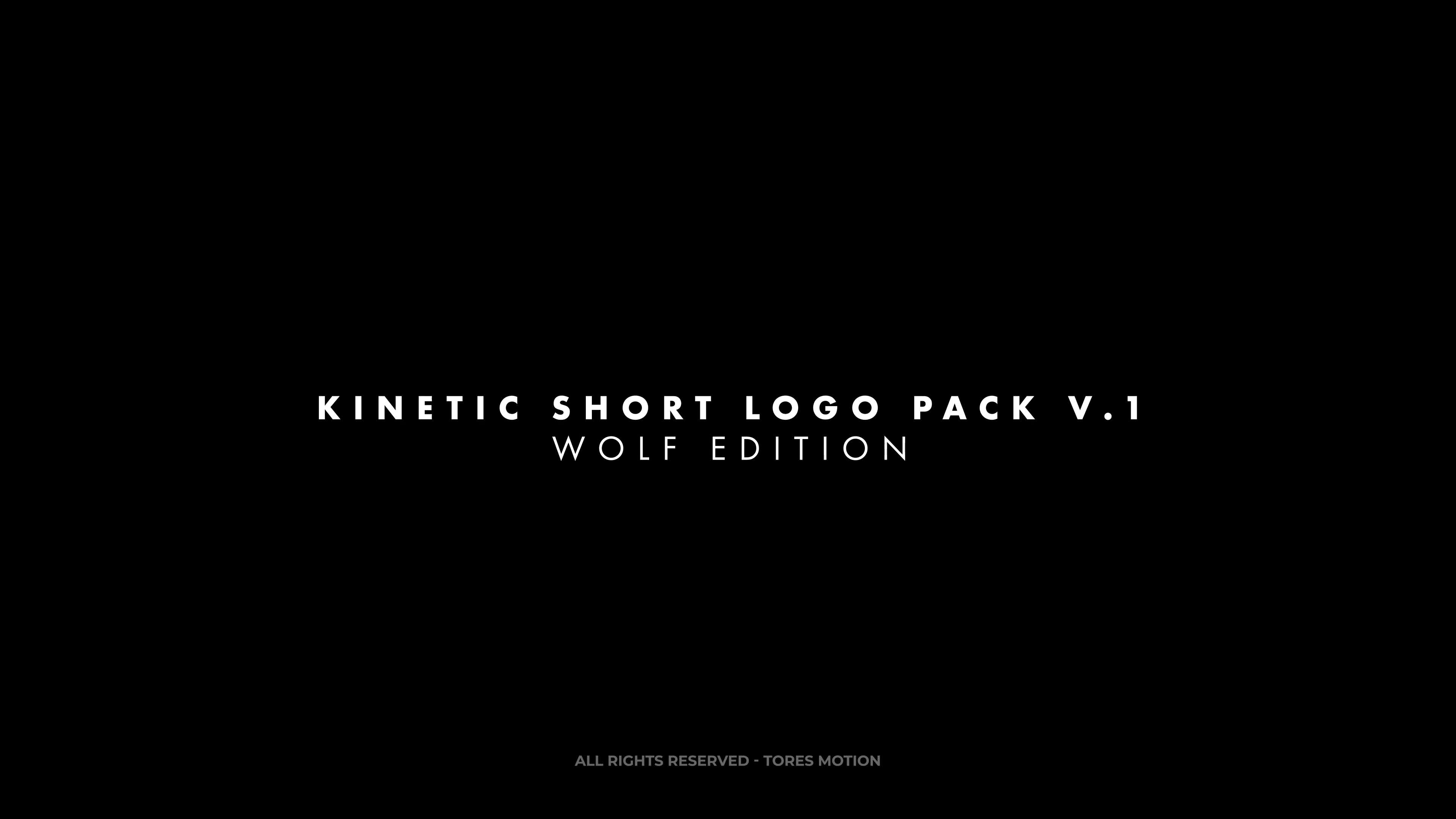 Kinetic Short Logo Pack V1 \ After Effects Videohive 32266685 After Effects Image 1