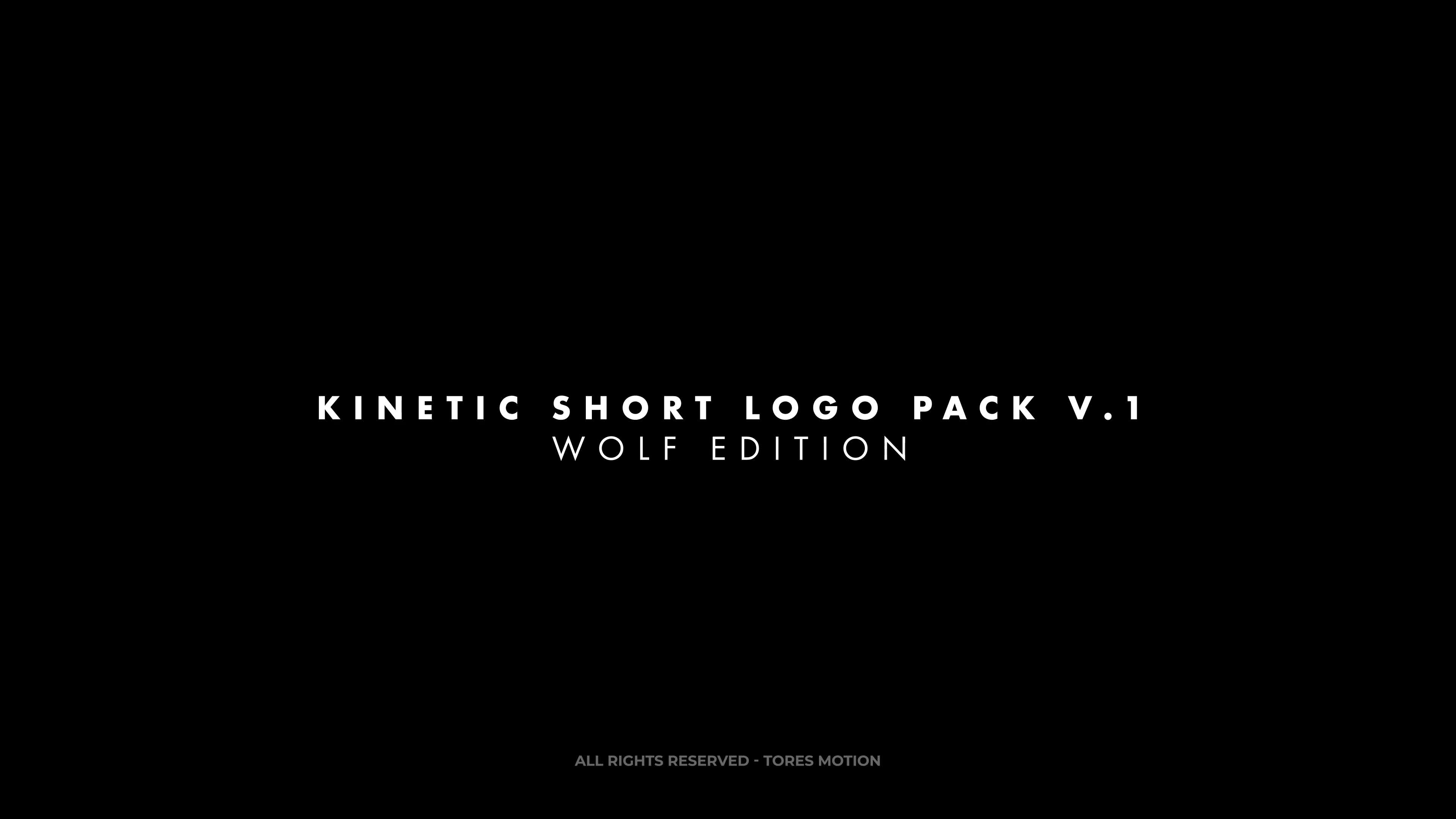 Kinetic Short Logo Pack V1 \ Premiere Pro Videohive 34577929 Premiere Pro Image 1