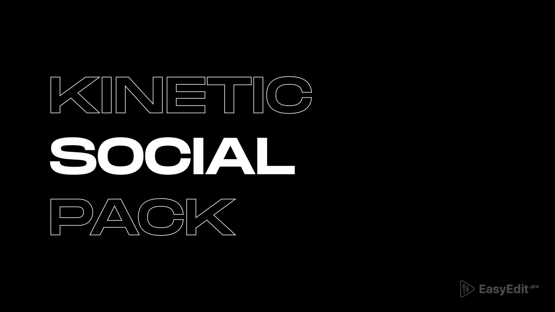 Kinetic Social Pack Videohive 27596918 After Effects Image 1