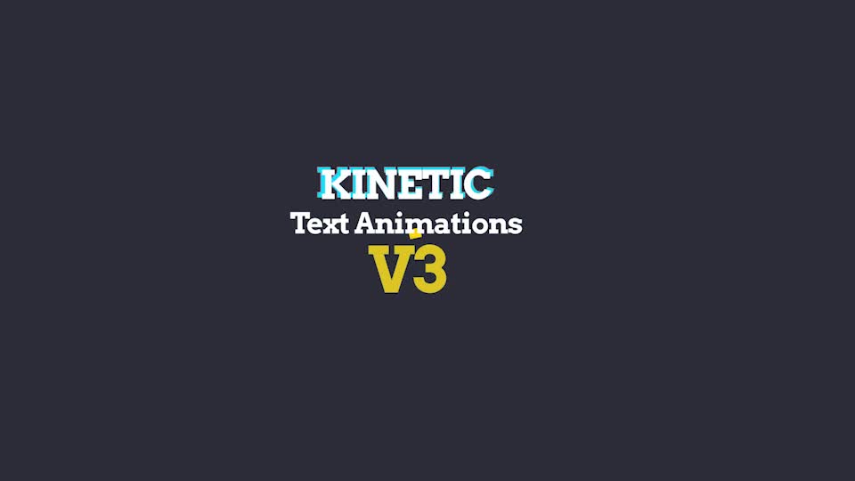 Kinetic Text Animations V3 Videohive 34471628 Premiere Pro Image 1