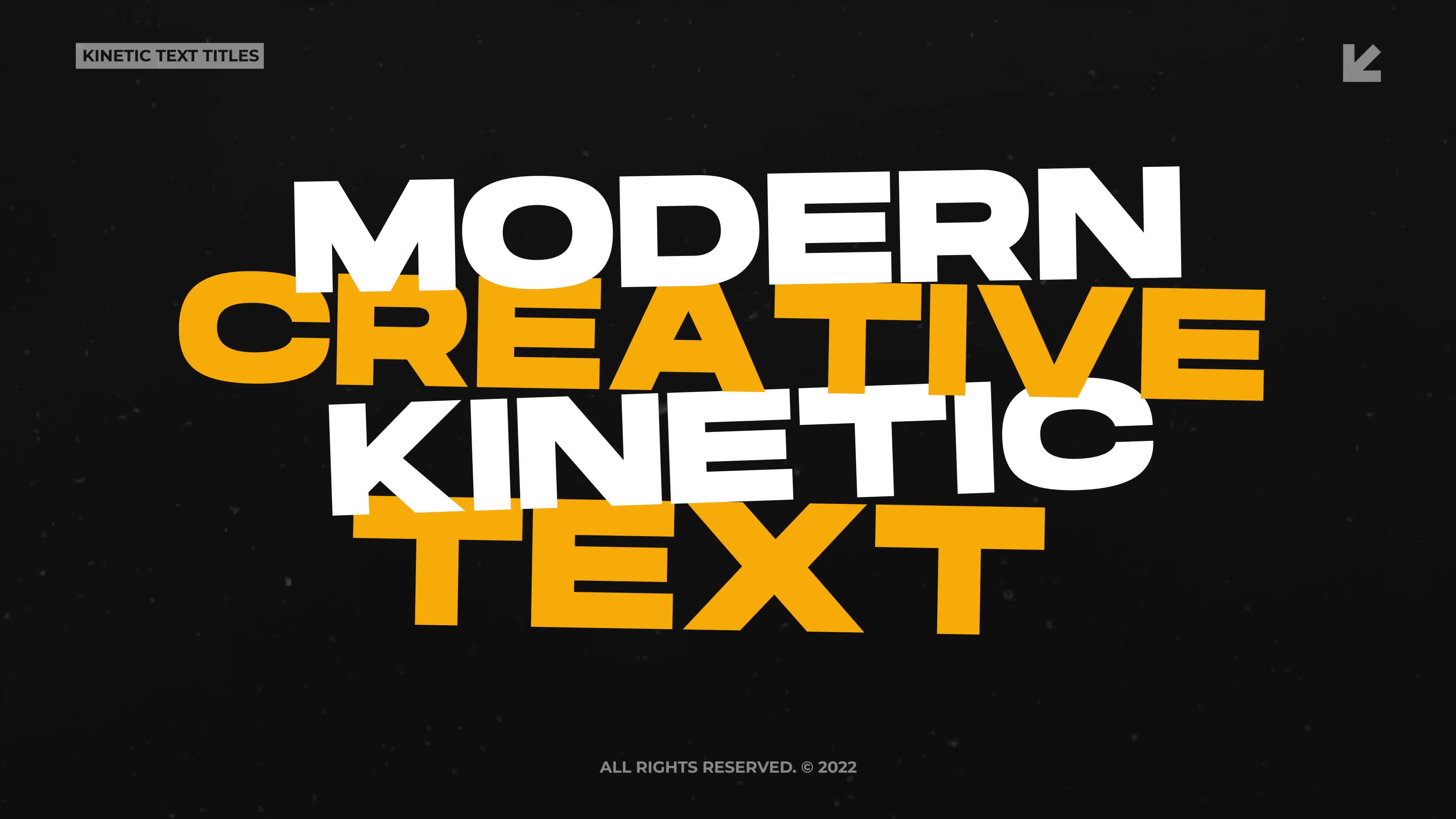 Kinetic Text Titles / AE Videohive 40334768 After Effects Image 8