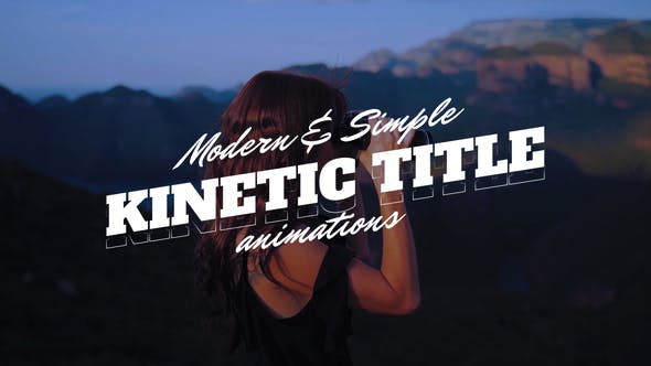 Kinetic Title Animations - Videohive Download 44749449