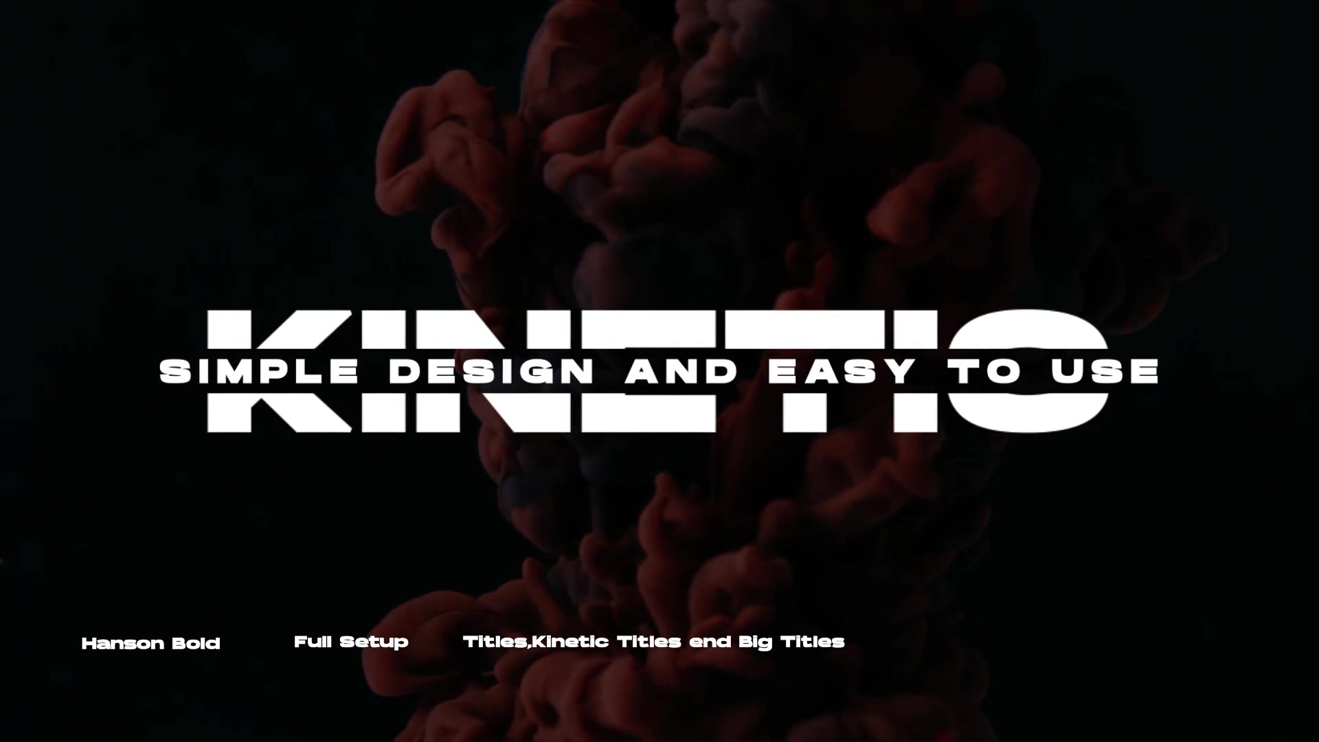 Kinetic Titles 1,0 | After Effects Videohive 39494559 After Effects Image 4