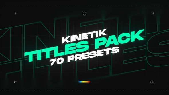 Kinetic Titles - 51311742 Videohive Download