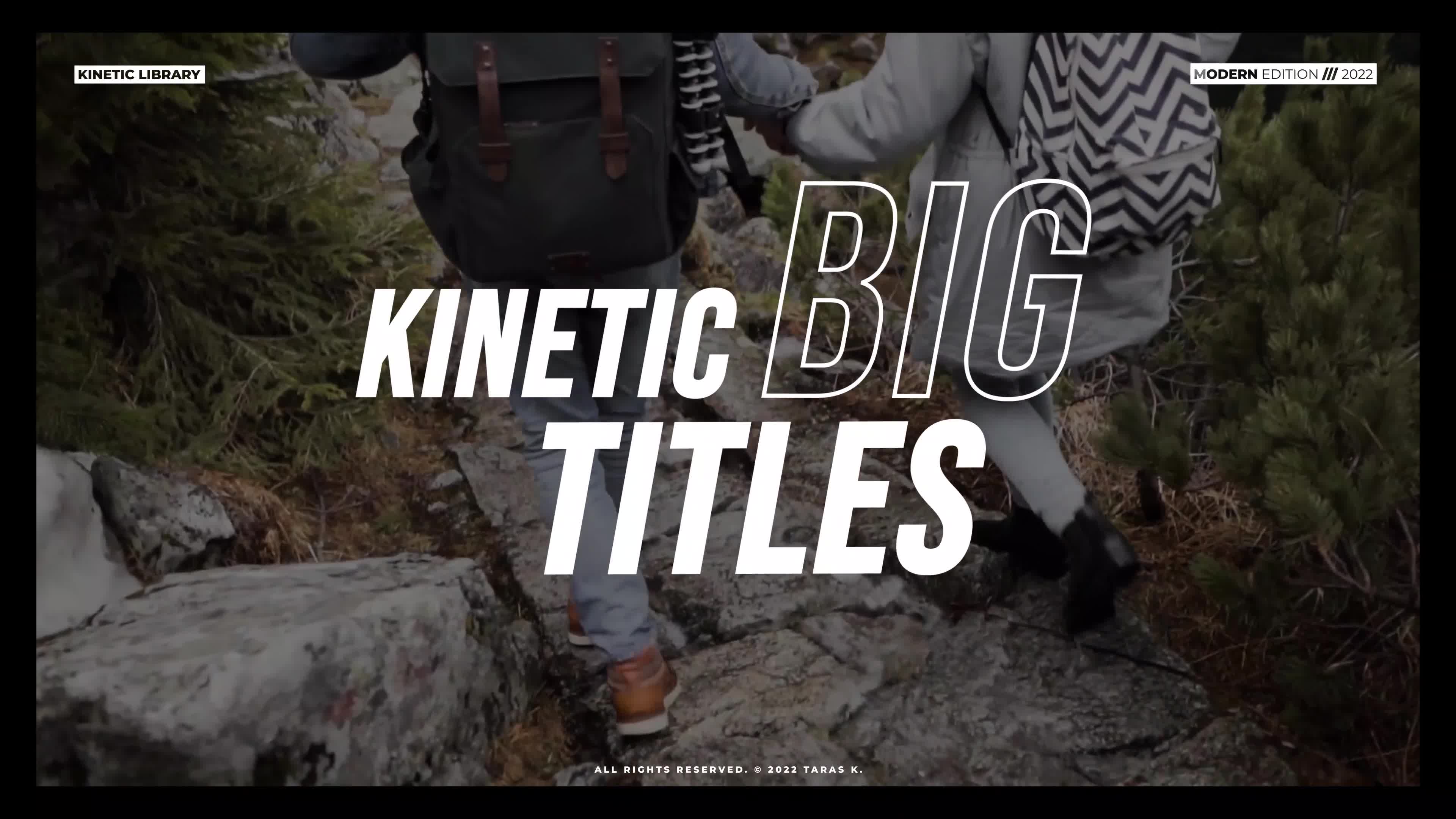 Kinetic Titles | After Effects Videohive 36273372 After Effects Image 1