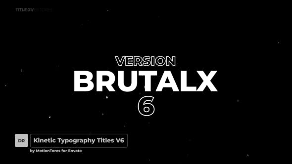Kinetic Titles BrutalX \ DaVinci Resolve - Videohive 36022377 Download