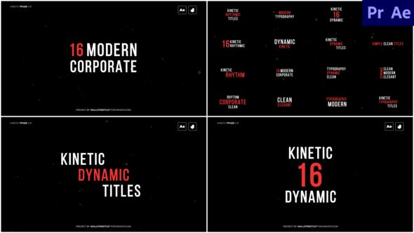 Kinetic Titles - Download Videohive 31529913